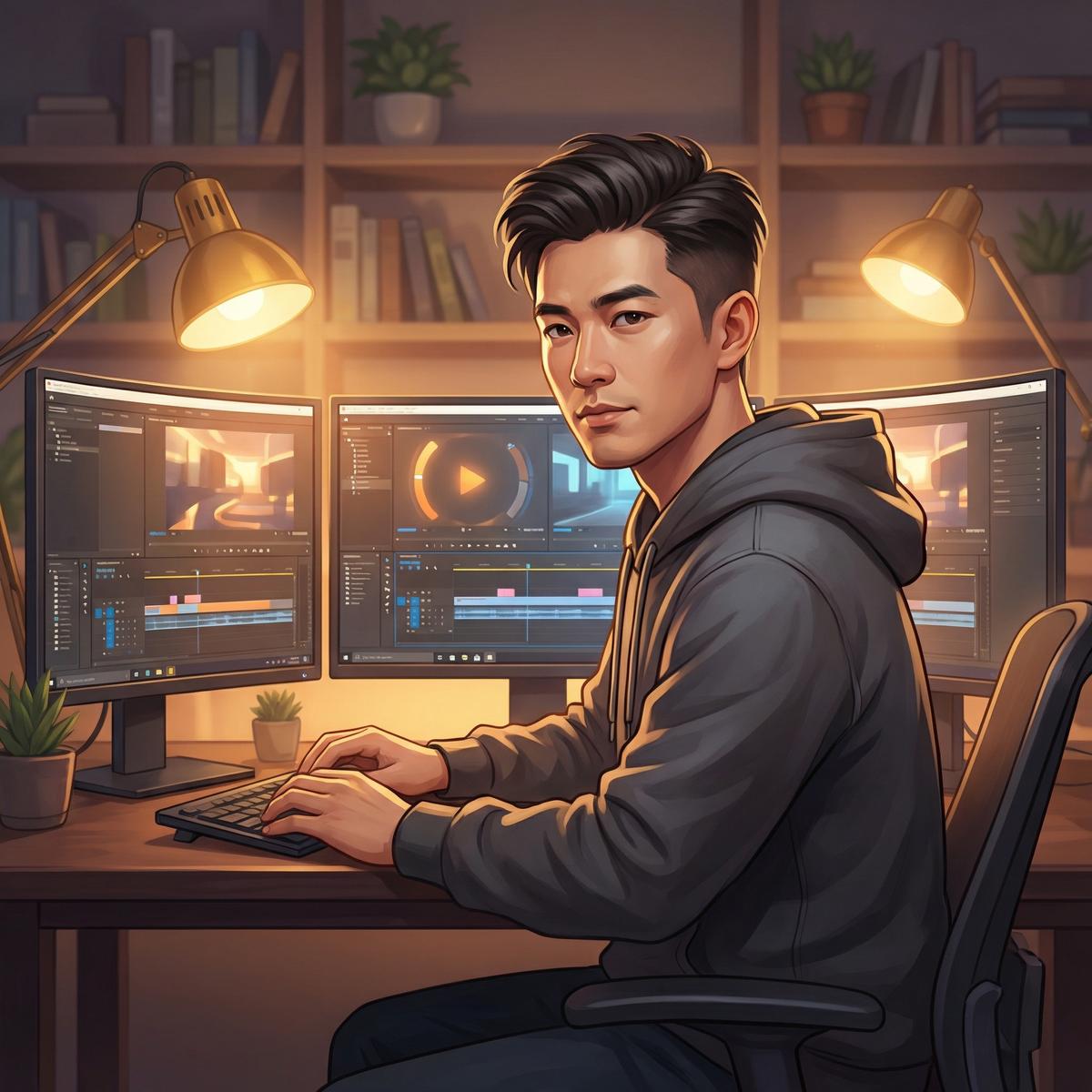 在线AV视频剪辑总监赵明轩